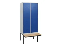 Dubbeldekse dekenkist,HxBxD 1950x800x815mm,2x2vak.,vak B 400mm