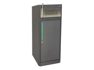 afvalbak,80l,HxBxD 1060x420x420mm,brandbeveiligingsklasse A1 - 1