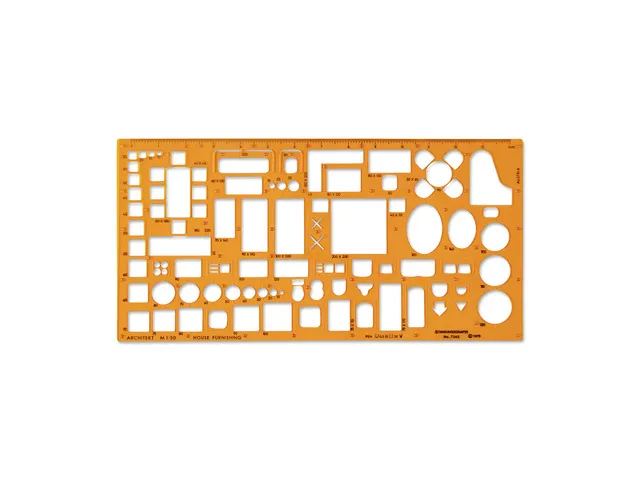 Sjabloon Standardgraph meubelsjabloon Architect 1:50