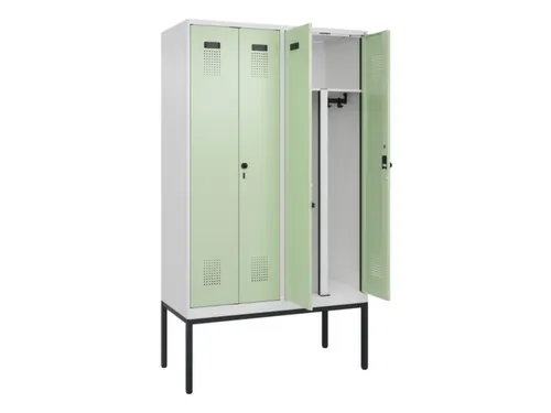 PBM-locker,HxBxD 2120x1200x500mm,4vak,vak B 300mm,draaigrendel