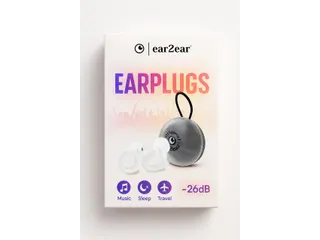 Earplug ear2ear 26dB transparant - 2