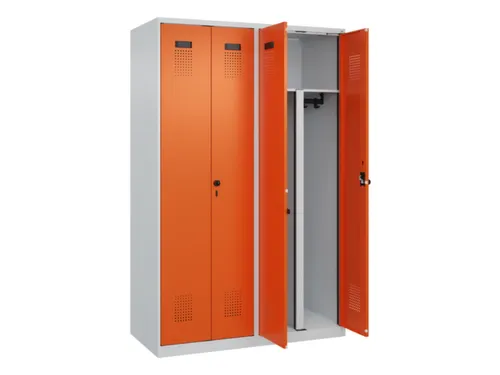 PBM-locker,HxBxD 1850x1200x500mm,4vak,vak B 300mm,draaigrendel