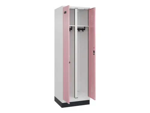 locker voor scheiding van kleding,HxBxD 1950x600x500mm,2vak