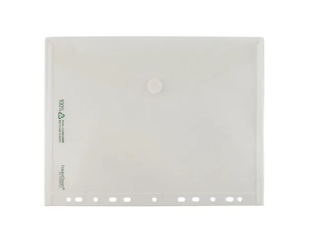 Enveloptas Foldersys A4 PP Foldergreen transp 11gaats