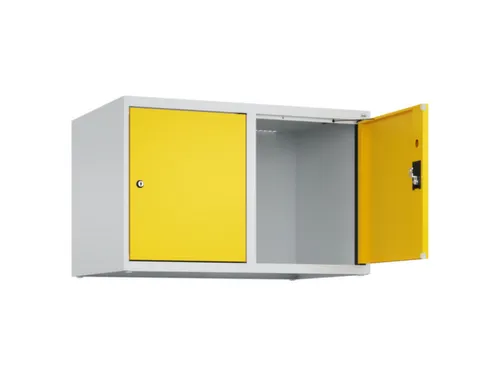 opzetkast,v. locker,2vak.,vak B 400mm,HxBxD 500x800x500mm,cilinderslot