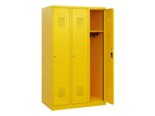 schoollocker,HxBxD 1530x900x500mm,3vak,vak B 300mm,cil.-slot - 1