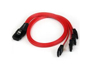 50cm SFF-8087 naar 4x SATA Interne Mini SAS naar SATA Contra Kabel - 1