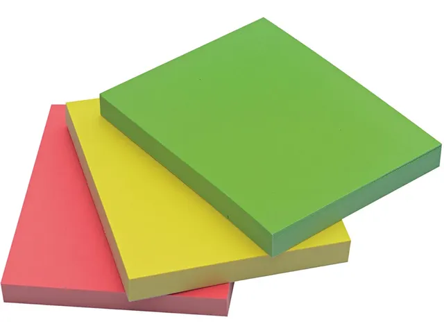 Quick Notes Index 38x51mm 3x Neon Blokken Met 50 Tabs