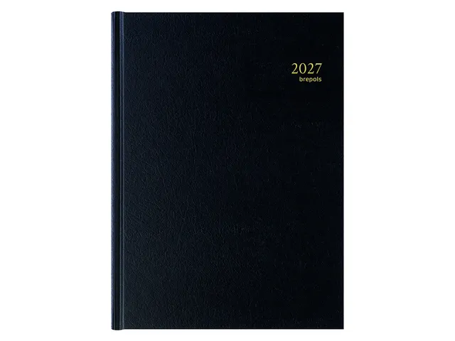 Agenda 2027 Brepols Bremax Santex A4 1dag/2pagina's 8 kolommen zwart