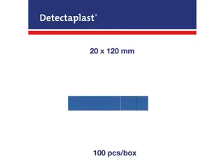 Detectaplast 8347 Textielpleister Elastisch Blauw 120x20mm 100 Stuks - 3