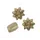 Polyband combi set glitter goud cadeaulint 1 ei 2 rozetten
