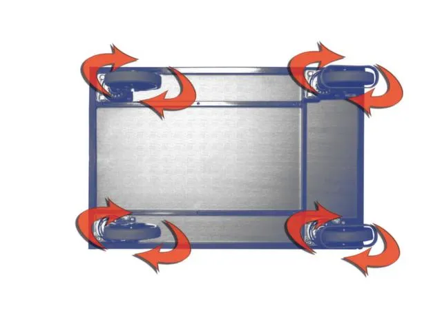 4zwenkwielen,v. transportwagen,rubber,Ø 200mm,meerprijs
