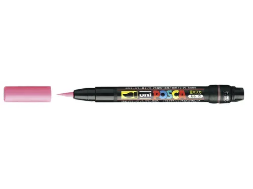 Brushverfstift Posca PCF350 Penseelpunt 1-10mm Rood