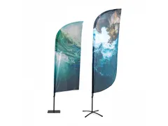 Beach Flag Alu Wind/Paddle 255cm excl. voet 25mm Rotator