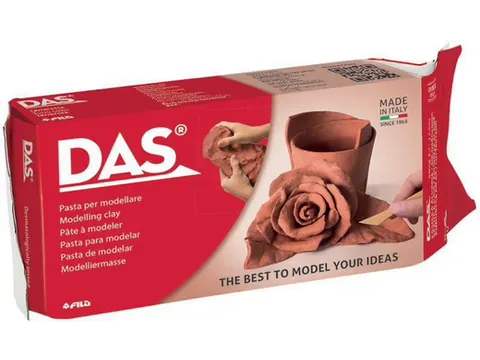 Boetseerklei DAS luchthardend 500 gram terracotta