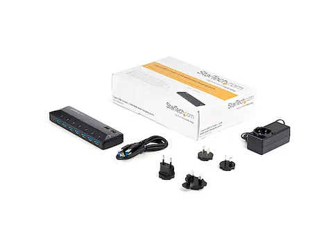 7-Poorts USB 3.0 Hub met specifieke oplaadpoorten