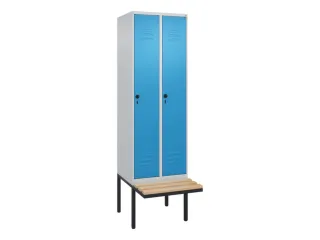 locker voor scheiding van kleding,HxBxD 2120x600x815mm,2vak - 1
