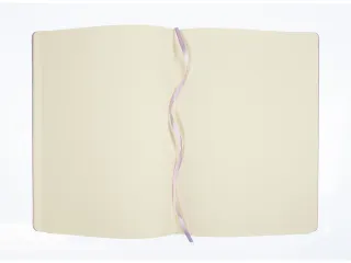Schetsboek Kangaro A4 violet PU HC 80 blad 140gr roomwit met elastiek - 4