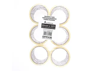 Verpakkingstape transparant 48mmx46m - 2