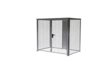 magazijnbox HxBxD 2 1x2 45x1595m gaaswanden dubbele openslaande deur - 1