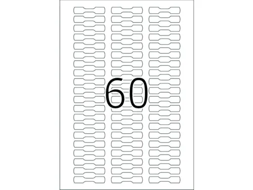HERMA 5116 Ringetiketten 10x49mm A4 Wit 1500 stuks