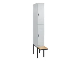 Dubbeldekse dekenkist,HxBxD 2120x300x815mm,1x2vak.,vak B 300mm - 1