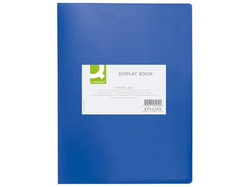Showalbum A4 PP 40 Tassen Blauw