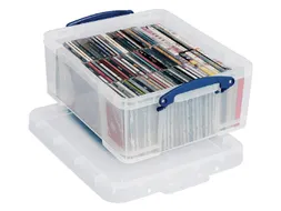 Opbergdoos 18 Liter Transparant Cd/dvd Groot