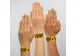 Bracelets d'identification Sigel super soft 255x25mm 120 pcs jaune flu