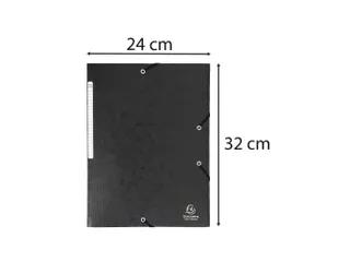 Elastomap Maxi capacity glanskarton 425gm² A4-Zwart - 5