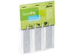 Plum QuickFix pleisterdispenser Navulling 30 Detectie pleisters Blauw