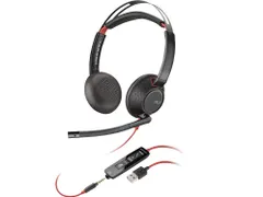Poly Blackwire 5220 Stereo Usb-A Headset 7S4L8AA wired black on-ear