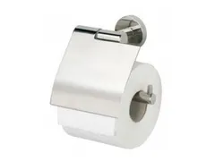 Toiletrolhouder+klep boston chroom, per stuk