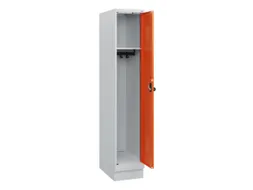 schoollocker,HxBxD 1630x300x500mm,1vak,vak B 300mm,draaigrendel,sokkel