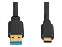 Kabel Hama USB-C - USB-A 3.1 1.8 meter zwart
