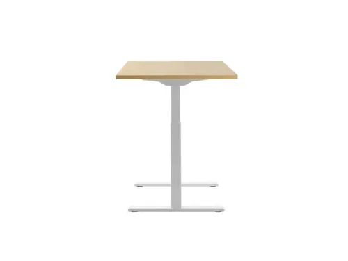 Elektrisch ihv bureau,HxBxD 700-1200x1200x800mm,blad esdoorn