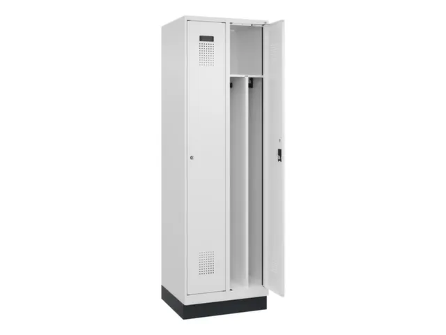 locker voor scheiding van kleding,HxBxD 1950x600x500mm,2vak