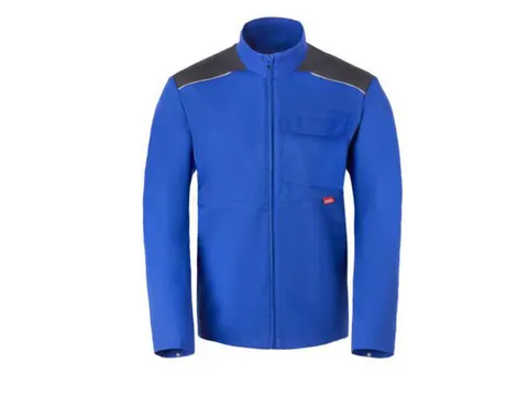 Havep 50329 werkjas, korenblauw/grijs, maat M, per stuk