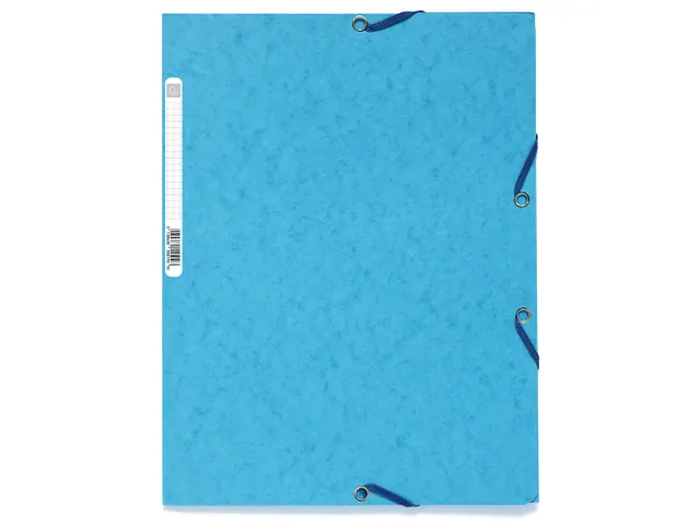 Elastomap A4 glanskarton 3 kleppen Assorti felle kleuren