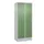 Z-garderobekast,HxBxD 1950x800x500mm,vak B 200/400mm,cil.-slot,sokkel