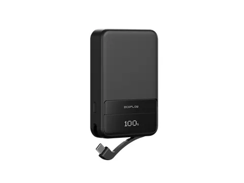 EcoFlow RAPID 10000mA Magnetic Powerbank Zwart