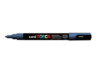 Verfstift Posca PC3M Fijne punt 0,9-1,3mm Leisteengrijs - 2