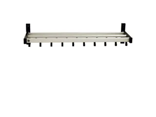 Pro-line Wandgarderobe 19 Haken grijs zwart - 2