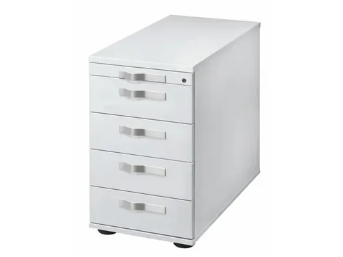 stationaire ladeblokken,HxBxD 720-760x428x800mm,4lade(n),stanggreep