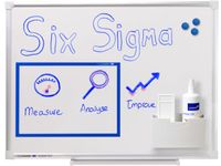 Whiteboard Legamaster Economy plus 45x60cm magnetisch emaille