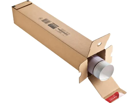 Colompac rechthoekige verzendkoker 705x108x108mm Bruin