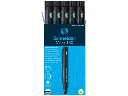 Viltstift Schneider Maxx 130 Rond Zwart 1-3mm