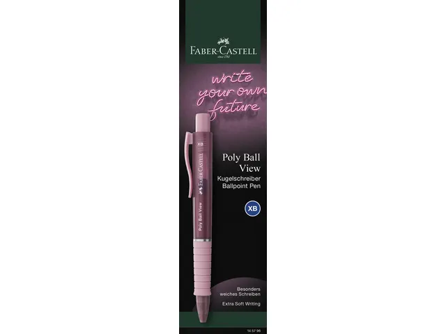Balpen Faber-Castell Polyball View op blister