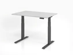 Elektrisch in hgte vst. zit-sta-bureau,HxBxD 640-1290x1200x800mm