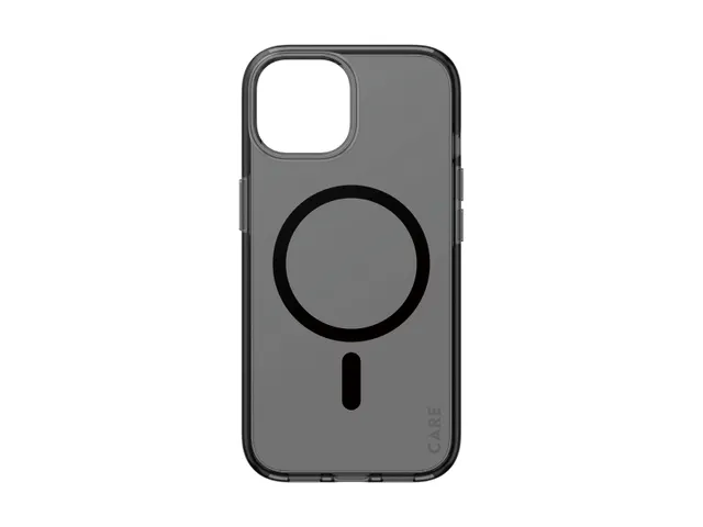 PanzerGlass CARE by Smokey Case w. Black MagSafe iPhone 15, Hoes
